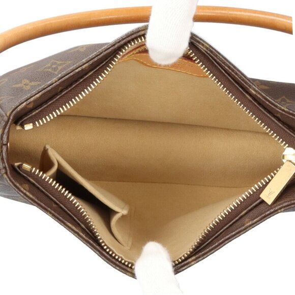 LOUIS VUITTON Brown Monogram Canvas Looping MM Shoulder Bag - Picture 5 of 8